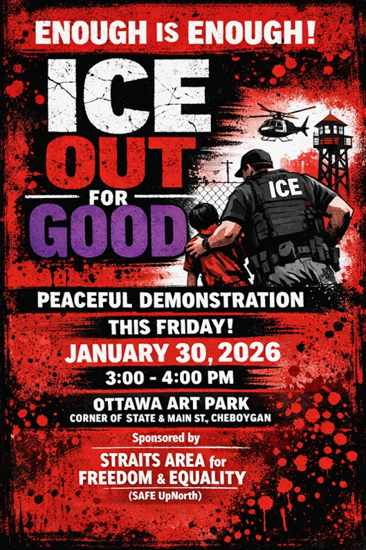 Protest: ICE OUT FOR GOOD: January 30 3:00pm - 4:00pm