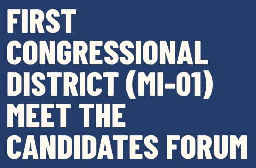 1st Congressional District Candidate Forum: April 7 6:00pm - 7:30pm